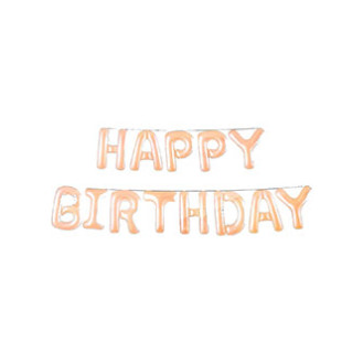 Happy Birthday Rose Gold letters Happy Birthday Rose Gold letters