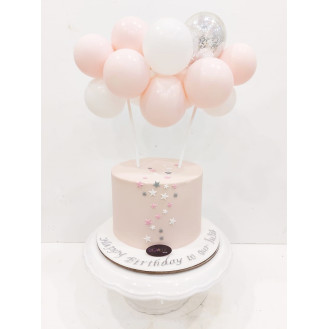 Balloon Buttercream Star Cake Balloon Buttercream Star Cake