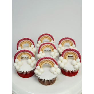 Boho Rainbow Cupcake (per piece) Boho Rainbow Cupcake (per piece)