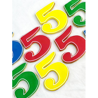 Numbered Cookies ( per piece) Numbered Cookies ( per piece)