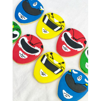 Power Rangers Cookies (per piece) Power Rangers Cookies (per piece)