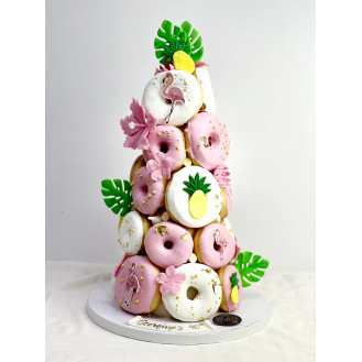 Flamingo Donut Tower Flamingo Donut Tower