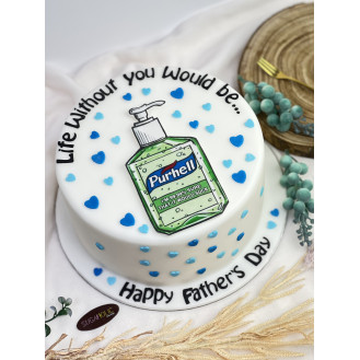 Funny Purhell Fathers Day Cake Funny Purhell Fathers Day Cake