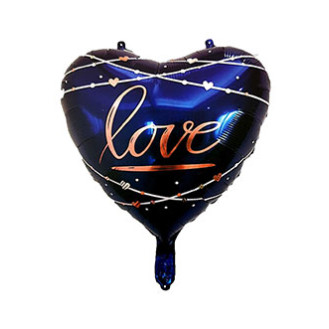 Love blue balloon Love blue balloon