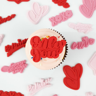 Valentine Cupcake - Only You Valentine Cupcake - Only You