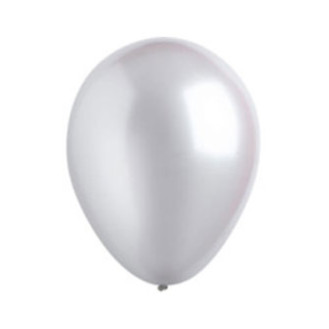 Silver Metallic Latex Balloons Silver Metallic Latex Balloons