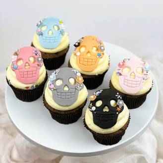 Skeleton Cupcakes  Skeleton Cupcakes