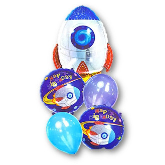 Space Ship Foil Balloon Set 