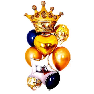 Crown Golden heart set