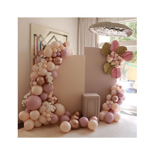 The Caroline ( Balloon garland, Imitation Florals, One Plinth, Two Backdrops, Personalisation on Backdrop ) The Caroline ( Balloon garland, Imitation Florals, One Plinth, Two Backdrops, Personalisation on Backdrop )