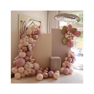 The Caroline ( Balloon garland, Imitation Florals, One Plinth, Two Backdrops, Personalisation on Backdrop ) The Caroline ( Balloon garland, Imitation Florals, One Plinth, Two Backdrops, Personalisation on Backdrop )