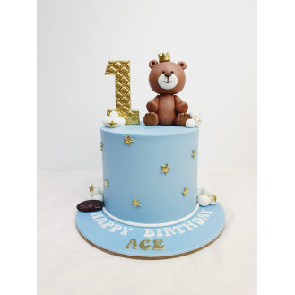 Bear Buttercream Cake