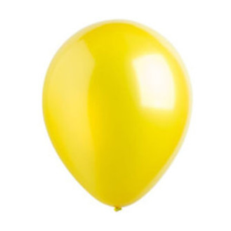Yellow Metallic Latex Balloons Yellow Metallic Latex Balloons