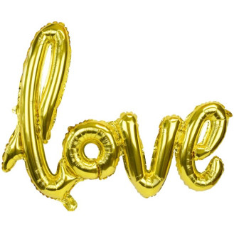Love Shape Balloon Gold (Air Filled only) Love Shape Balloon Gold (Air Filled only)