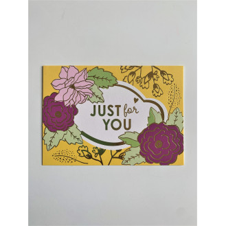 Just For You (Yellow with Pink Flowers) Just For You (Yellow with Pink Flowers)