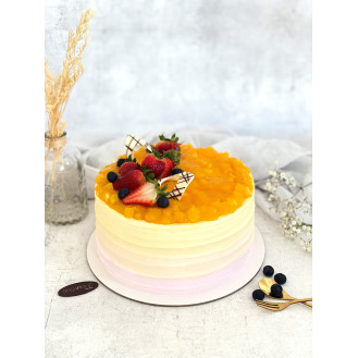 Mango Custard Cake  Mango Custard Cake