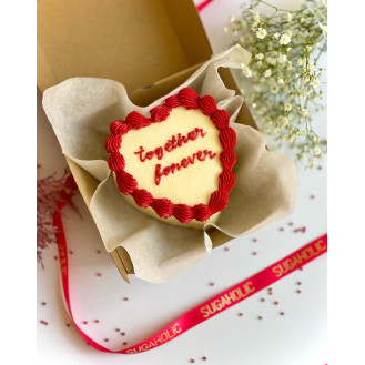 Bento Heart Off-white Cake  Bento Heart Off-white Cake