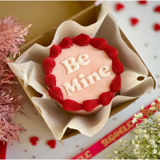 Bento Round Pink Cake  Bento Round Pink Cake