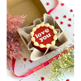 Bento Round Red Cake  Bento Round Red Cake